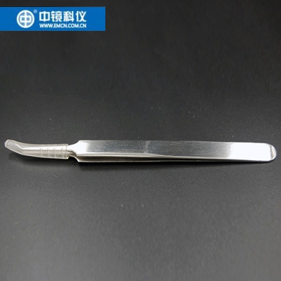 中镜科仪   国产经济型高精细45°镊子 电子显微镜专用夹铜网碳膜