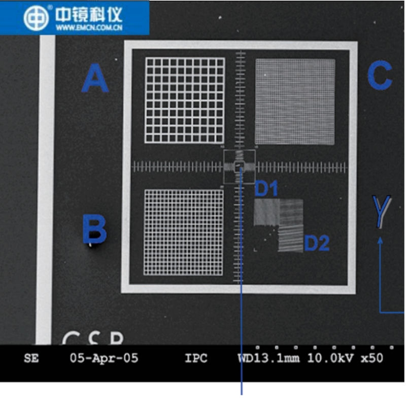 中镜科仪 SEM放大倍率校准标样 扫描电镜标样