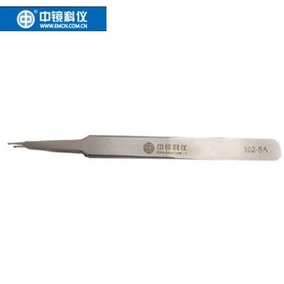 中镜科仪 小角头镊子 不锈钢防磁防静电