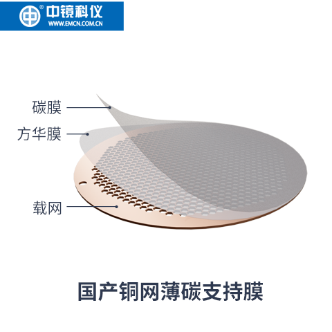 中镜科仪  国产铜网薄碳支持膜 透射电镜载网支持膜