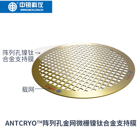 中镜科仪  ANTcryo&trade; 阵列孔微栅镍钛合金膜